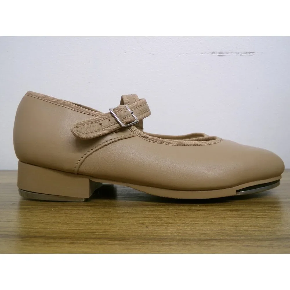 Pre-Owned Dance Tap Shoes Capezio Kids 4M Mary Jane Leather Buckle